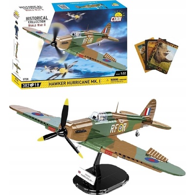 COBI 5728 World War II Stíhací letoun Hawker Hurricane MK.I – Sleviste.cz