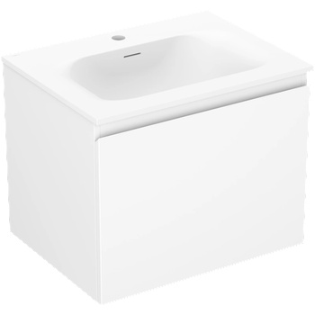 Mexen Orio шкаф за баня 60 см с мивка Vela, 1 чекмедже, бял мат - 91A10-06047-1-BF01-W23M01 (91A10-06047-1-BF01-W23M01)
