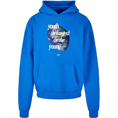 Urban Classics Суичър LY HOODY - WORLD V. 1 cobalt blue XXLUB-LY035-01495 - Бял, размер 4XL
