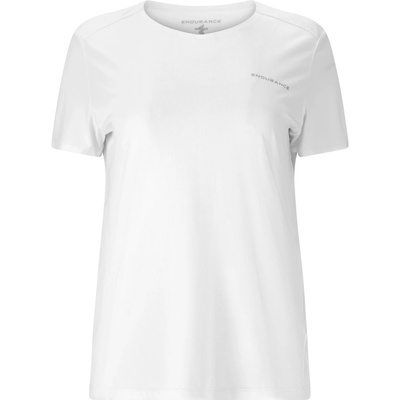 ENDURANCE Дамска тениска ENDURANCE Women's Waane Technical S/S Tee Running shirt - White - размер 34 (EU) (916-5742-0311)