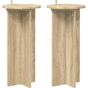 vidaXL Стойка за растения 2 бр. Дъб сонома 29, 5 x 29, 5 x 60 см (899719)