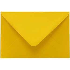 KASKAD Цветни пликове KASKAD LC/6 enyvezett 114x162mm 56 rape yellow 50 броя 00456 (00456)