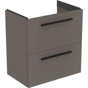 Ideal Standard i. life S стенен шкаф с 2 чекмеджета, сив, 60 см (T5293NG)