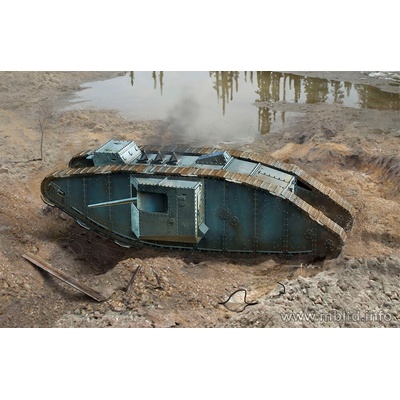 MASTER BOX LTD Mk.II Male British tank. Arras Battle 1917 1:72