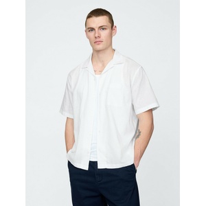 GAP Риза от лленобленда GAP GAP | Byal | МЪЖЕ | L