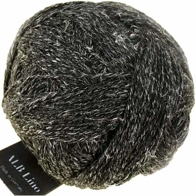 Schoppel Wolle Alb Lino 9093m Schwarzmelange