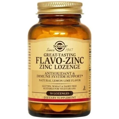 Solgar Флаво-Цинк за добър имунитет таблетки за смучене , Solgar Flavo Zinc 23mg 50 Lozenges
