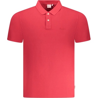 Pepe Jeans Мъжка тениска с яка с къс ръкав pepe jeans, Размер xl, Цвят Червено (pm542099newoliver_ro285)