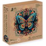 Milliwood Дървен пъзел Milliwood, Peace and Harmony, 206 ч. - Мандала, Неуловима (M-Elusive-5069-C) - bright-toys