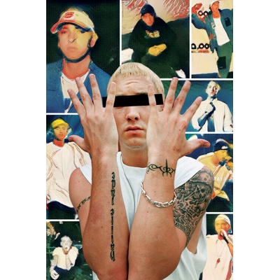 Plagát, Obraz - RAP GOD, 26.7 × 40 cm