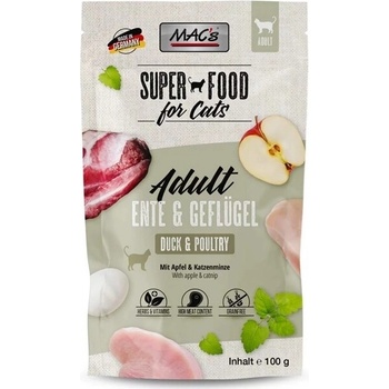Mac's Cat kačka hydina a jablko 100 g