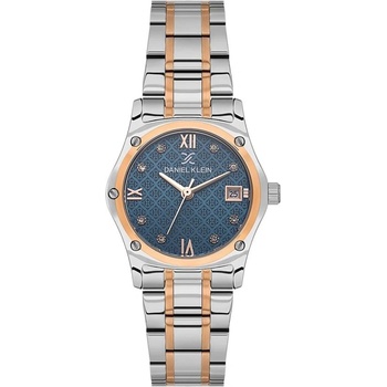 Daniel Klein DK. 1.14271-6 - Дамски часовник, Premium, Кварцов, 29mm, 3 ATM, Син