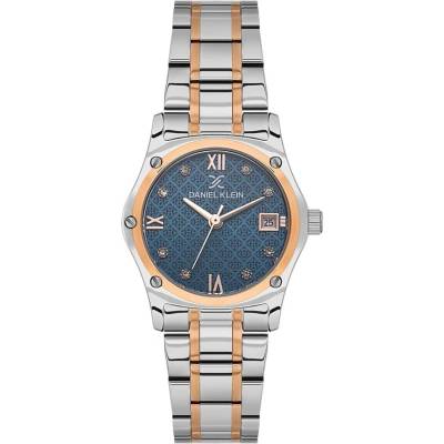 Daniel Klein DK. 1.14271-6 - Дамски часовник, Premium, Кварцов, 29mm, 3 ATM, Син