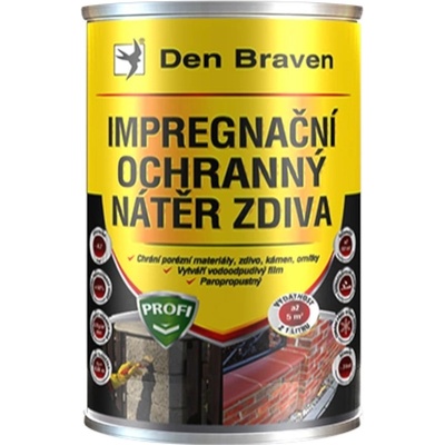 DEN BRAVEN Impregnačný náter muriva PROFI 1 l