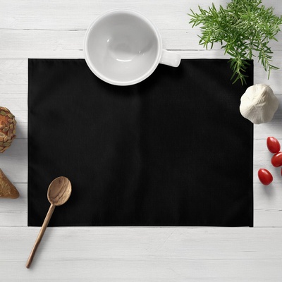 Biante Zamatové prestieranie Velvet Prémium SVP-041 Čierne 30x40 cm