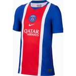Nike Детска футболна тениска Nike Paris Saint-Germain Dri-Fit Stadium Home old royal/white/university red/white