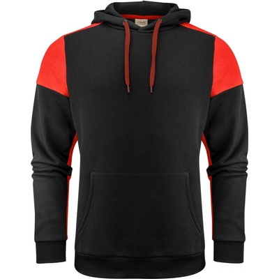 Printer mikina s kapucí Prime Hoodie black/red