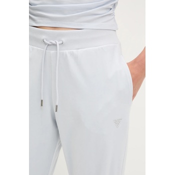 Guess Кадифен спортен панталон Guess COUTURE в синьо с изчистен дизайн V3BB27 K0232 (V3BB27.K0232)