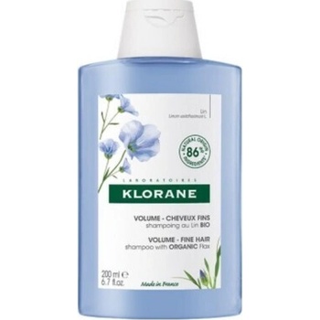 Klorane Шампоан за обем, Klorane Linum Volumising Shampoo with Organic Flax 200 ml