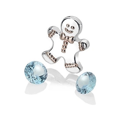 Hot Diamonds Prívesok Anais element panáčik modrý Topaz AC106