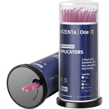 Akzenta Micro aplikátory Micro Brush Regular růžová Ø2 mm