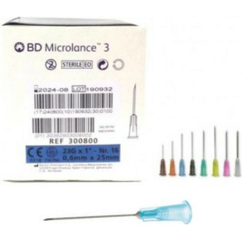 Becton Dickinson (BD) Injekčná ihla BD Microlance 100 ks 0,6 x 30 mm