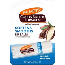 Palmer's Face & Lip Cocoa Butter Formula hydratačný balzam na pery SPF15 Original Cocoa Butter Long Lasting Moisture Protecting Soothing with Vitamin E 4 g