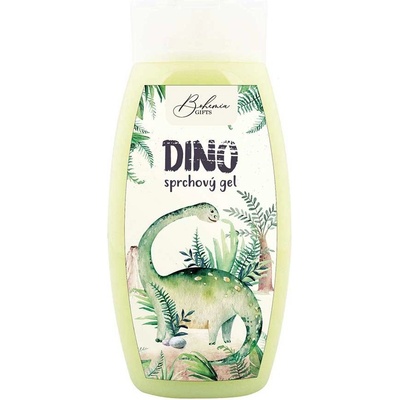 Bohemia Gifts Kids Dino sprchový gél pre deti zelený 250 ml