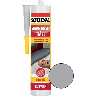 Soudal Stavbársky tmel 280 ml sivá