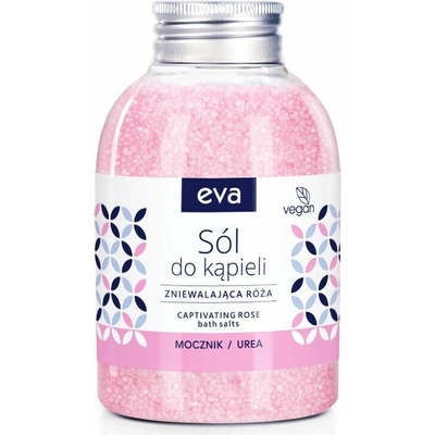 Eva Natura Kúpeľová soľ Očarujúca ruža + Urea 600 g