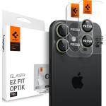 SPIGEN Glass tR EZ Fit Optik Pro 2 броя, зелени - iPhone 17 (AGL10128)