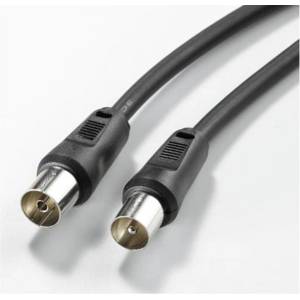 Roline Кабел Roline 11.99. 4460, Antenna Connector(м) към Antenna Connector(ж), 1.5m, черен (11.99.4460)