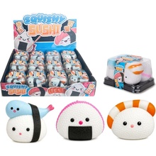 Squishy Sushi Kawaii sushi kamarádi 5 cm 3 ks v krabičce