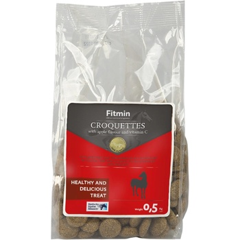 Dibaq Fitmin Крокети ябълка+витамин С деликатес за коне 500 g