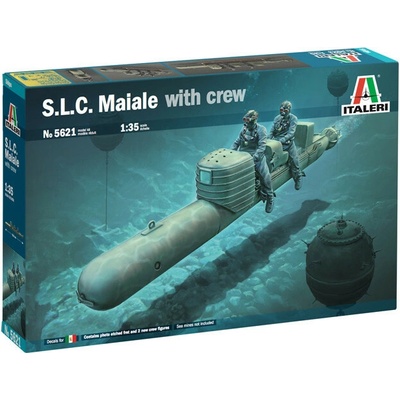 Italeri S.L.C. Maiale 200 with crew 1:35