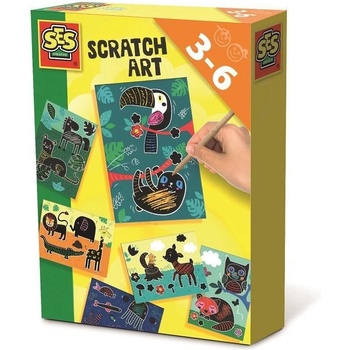 Ses Creative Holografické vyškrabávacie obrázky Hmyzia ríša 6 ks