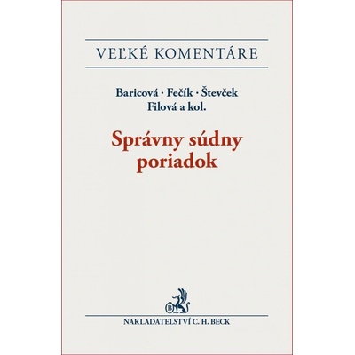 Správny súdny poriadok. Komentár - SO_EVK5