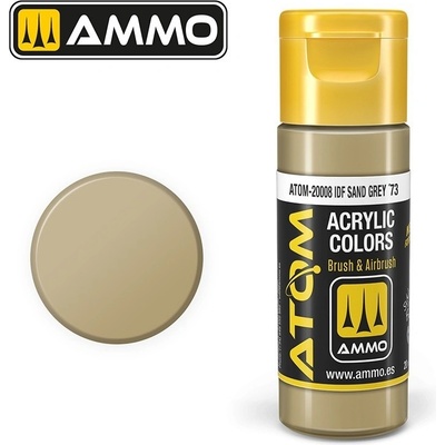 Ammo-Mig Jimenez Atom Acrylic colour sand grey 73 20 ml