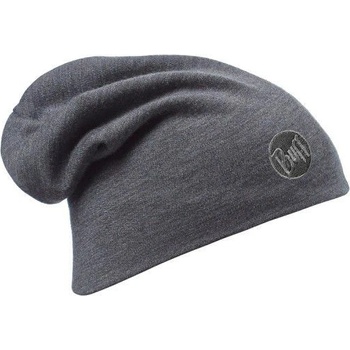 Buff Heavyweight Merino Wool Hat solid grey