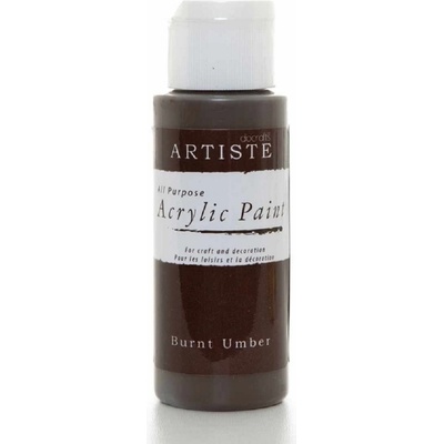 Artiste akrylová barva 763251 59 ml Burnt Umber tm.hnědá – Zboží Dáma