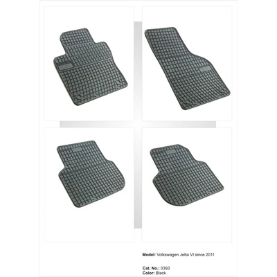 FroGum Гумени стелки за VW Jetta (2010-2018), марка Frogum (0393)