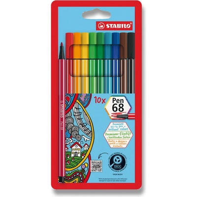 Stabilo Pen 68, 10ks