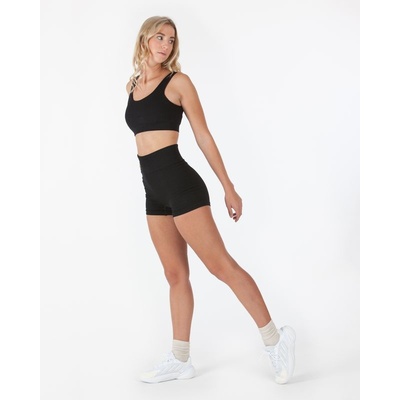 Vilgain Seamless Ribbed Short černá