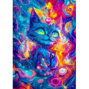 Enjoy - Puzzle Cosmic Cat - 1 000 piese