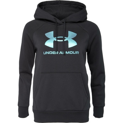 Under Armour Rival Fleece Shimmer čierna svetlomodrá