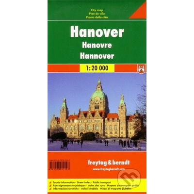 Plán města Hannover :