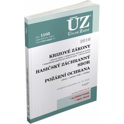 ÚZ 1662 Krizová legislativa, HZS, Požární ochrana, Obnova území - Sagit