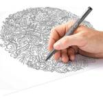 STAEDTLER Pigmentliner Penna Fineliner Nero 0.7 mm - astuccio da 10, 10 Pezzi, black - 308 (308 07-9 VE)