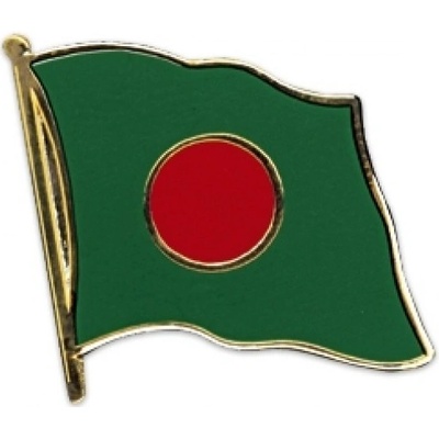 Odznak (pins) 20mm vlajka Bangladéš - farebný