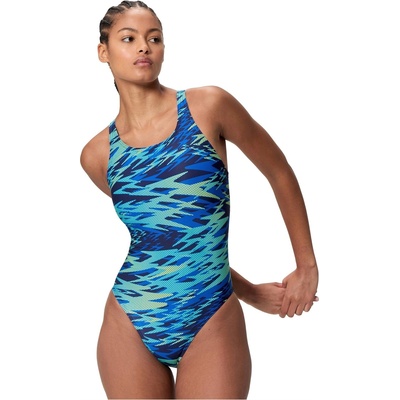 Speedo Бански костюм Speedo Women's Medalist One Piece Swimsuit - Peacoat